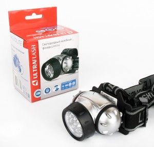 Фонарь налобный Ultraflash, 4 режима, 14 LED, 3xAAA (296935) замена кода 22679