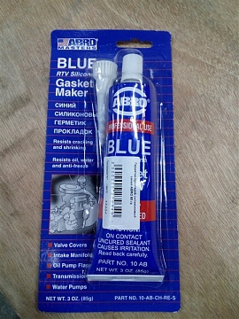 Герметик-прокладка силиконовый синий ABRO 85 гр