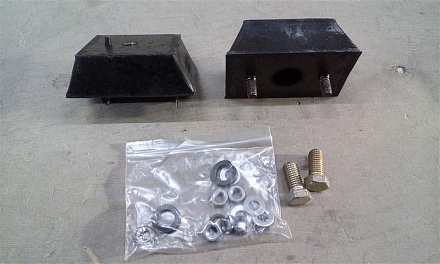 Подушка двиг. ГАЗель (к-т 2 шт с крепл.) в уп. ГАЗ (ГАЗ), 3102-1001804