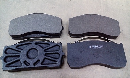 Колодка тормозная Валдай (перед./зад.) (к-т 4 шт) (в упак. g-PART) (Маркон), 3310-3501800-14