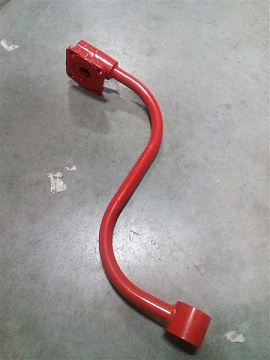 Труба гидросистемы МТЗ 80-4607075-Б (к НШ плоск)  (аналог)