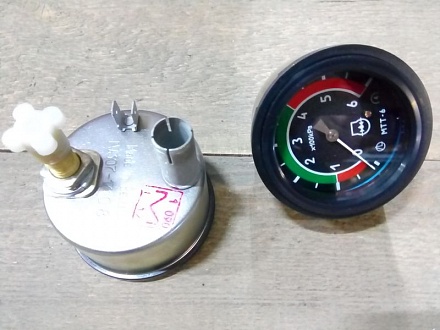Манометр давления масла мех.  (6 атм.) МТТ-6 (ан. МД-219) (Луч)