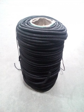 Эспандер тряпичный 8 мм (черный) (бухта 100м)