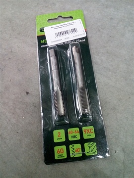 Метчик ручной М10х1,25 (к-кт в блистере из 2 шт.) 76627