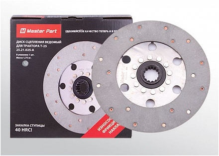 Диск сцепления Т-25  25.21.025-А 14 шл. Master Part