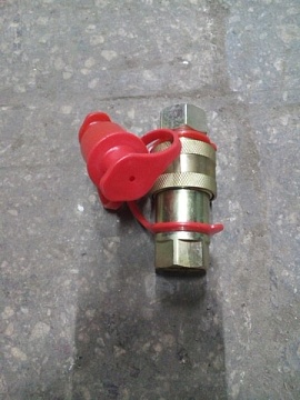 Разъем пневматический M 22*1.5 (Красный) (Автомагнат)