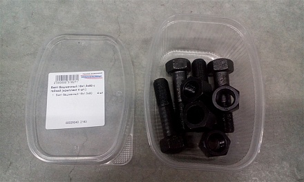 Болт башмачный 16х1,5х60 с гайкой (комплект 4 шт.)