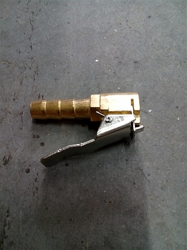 Наконечник шланга (насадка к насосу) 8мм (латунь) длинная МАЯКАВТО™