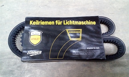 Ремень  875 (AVX13) генератора ГАЗель бизнес дв. УМЗ-4216 клиновой (зубчатый) (ZOMMER), 13-875