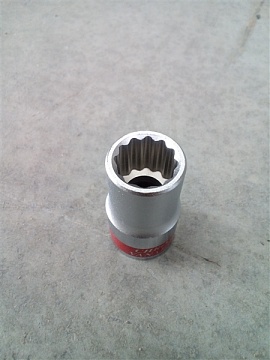 Головка 13,0 сменная торцевая хром. 12-гранная (13686)