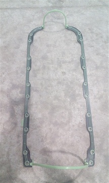 Прокладка поддона Д-240/245 с PА каркасом силик. зел. доп. арт. 50-1401063/59/65