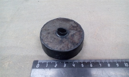 Подушка под двигатель ГАЗ-53,66,3307 задняя нижняя (СЗРТ) 53А-1001044