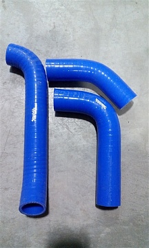 Патрубок радиатора ГАЗель бизнес дв. УМЗ-4216 с 2010г. (силикон) (к-т 3 шт.)