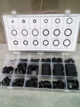 Набор уплотнительных  прокладок ф3-23 мм (48105/47598)