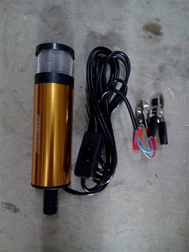 Насос перекачки топлива "Gold" D50мм/24В съемный фильтр (погружной, электрический) (Автомагнат)