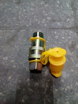 Разъем пневматический M 16х1,5 (Желтый) (Автомагнат)