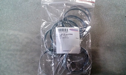 Хомут  ф40-60 мм (47562) (упаковка  10 шт.)