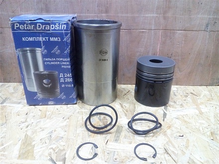Поршневая группа Д-245/260  (г+п) Сербия, палец ф42,  (343-N5) аналог (260-1000108-Т)