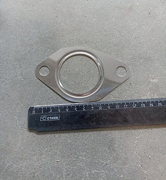 Прокладка выпускного коллектора средняя МТЗ-80 50-1008027Б (нерж. сталь) ("ГБЦ")