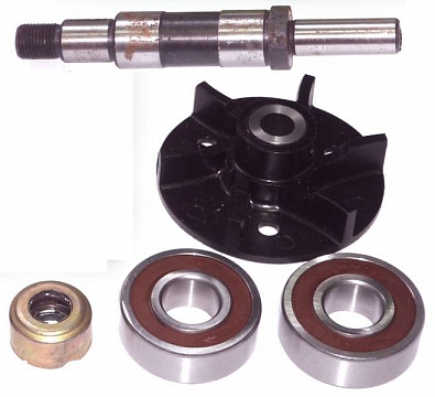 Рем. к-т водяного насоса Д-260 (вал+подшип+крыльччатка)  (988)