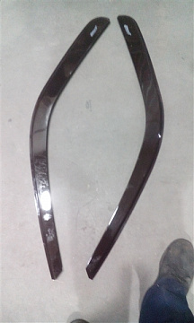 Ветровик окна ГАЗель (к-т 2 шт) накладной (AZARD)