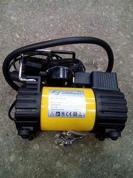 Компрессор воздушный DENZEL 7атм, 12 В, 37 л/мин, 15А (58055)