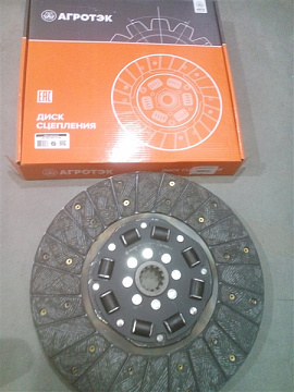 Диск сцепления Д-240 85-1601130-01 (резин/ без асбест) (АгроТэк)