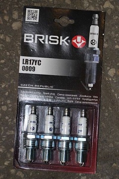 Свеча зажигания BRISK  LR 17 YC- J Super R дв.406,409