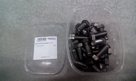 Болт М12*30 (упаковка 1,5 кг)